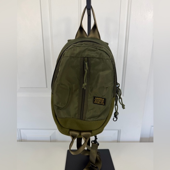 Chronicle Handbags - Chronicle Olive Green Sling Bag Crossbody Bag